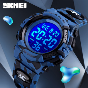Skmei Digital Watch For Boys 30M Waterproof Multi Function Outdoor Student Watch With Camouflage Design - Product Image 3