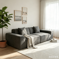 Vakuumkomprimiertes Modulares Stoff-Ecksofa Moderne Wohnzimmermöbel Großhandel