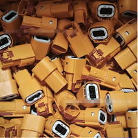 Connecteur de câble en cuivre TE 2,8 mm à 2 voies, fiche mâle automobile 2310537-1, connecteur de fil EV HVA280-2PHI, clé 1-2103124-1