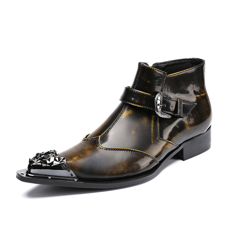 Amazon.com: Botas vaqueras de cuero para hombre con puntera cuadrada  Western Rodeo : Ropa, Zapatos y Joyería