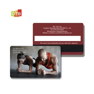 Carta VIP Personalizzata con Stampa RFID/NFC per Controllo Accessi Fitness, Centro Sportivo e Salute, <span class=keywords><strong>Tessera</strong></span> Socio <span class=keywords><strong>Palestra</strong></span> EOS - Product Image 1