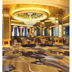 Moquette ignifuge <span class=keywords><strong>de</strong></span> luxe moderne européenne pour hôtel, bureau, commerce, salle <span class=keywords><strong>de</strong></span> banquet, cinéma, couleur marron - Product Image 1