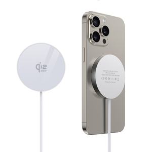 Chargeur sans fil magnétique Qi2.2 MPP EPP 25W avec <span class=keywords><strong>c</strong></span>âble <span class=keywords><strong>USB</strong></span> <span class=keywords><strong>C</strong></span> de 1 mètre pour iPhone 12-17 Series Google Pixel 10 Pro XL OJD-SV5 - Product Image 3
