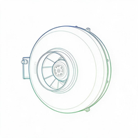 Ventilateur de ventilation en ligne en plastique 1000 CFM pour système de ventilation CVC