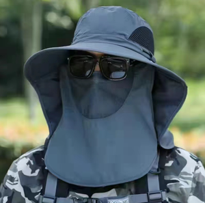 DFC05 Gorra de Protección Solar para Viajes al Aire Libre, Nueva Gorra Desmontable con Protección Solar, Sombrero de Pescador para Montañismo de Verano, Protección UV para Exteriores - Product Image 6