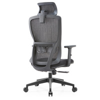 Chaise de bureau exécutive ergonomique de haute qualité Yatianjing YTJ-ZY006, siège en plastique, dossier en tissu, fabrication chinoise, pivotante, en maille noire, moderne