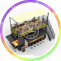 Conteneur d'expédition, salle de culture en conteneur, wagons en conteneur, café en conteneur, bar en conteneur à vendre