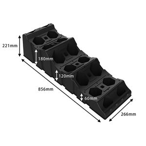 Anneaux de nivellement pour roues de <span class=keywords><strong>caravane</strong></span>, 2 pièces, <span class=keywords><strong>bloc</strong></span> de crochets, en plastique, Portable - Product Image 5