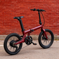 Vélo électrique pliable de 20 pouces, batterie au lithium 36V 250W 10,4Ah, écran LCD à 7 vitesses, vélo de ville pour les trajets quotidiens