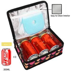 Boîte à lunch isotherme personnalisée de <span class=keywords><strong>petite</strong></span> taille Sac <span class=keywords><strong>souple</strong></span> portable Mini <span class=keywords><strong>glacière</strong></span> Sac isotherme pour <span class=keywords><strong>repas</strong></span> avec poignée - Product Image 6