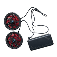 Ventilateur de vêtements de climatisation d'été sans brosse vêtements de refroidissement ventilateur de veste d'uniforme de travail 7.4V 9V 12V 15V 18V 20V