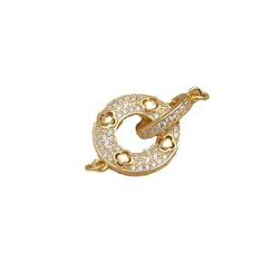 Wenchi DIY S925 Plaqué Argent Sterling Boucle Perle Naturelle Collier Bracelet Chaîne de Pull Boucle Circulaire Modèle 25041 Chine - Product Image 3