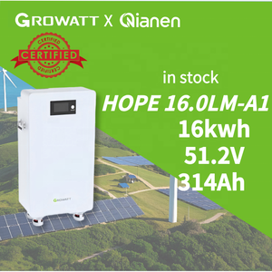 Batería de Litio Solar de Bajo Voltaje para el Hogar Growatt HOPE 16.0LM-A1 51.2V, Almacenamiento de Energía de 16kWh, Apilable, Garantía de 10 Años - Product Image 1