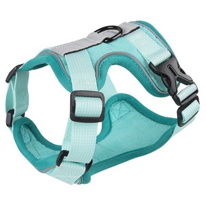 <b>Pet</b> <b>Harness</b> Nylon Adjustable Buckle Closure For Small Dogs Simple Solid Color Rower Style Smlxl Size - Product Image 1