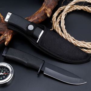 Couteau droit de survie tactique haute dureté en acier inoxydable pour l'extérieur - Product Image 4