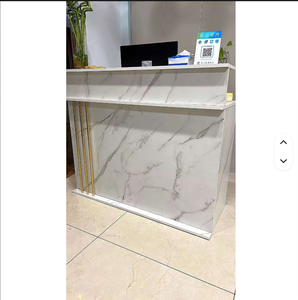 Factory Price <b>Small</b> Front Desk <b>Coffee</b> bar Counter Counter Beauty Salon pink Reception Counter Boutique <b>Coffee</b> bar Counter - Product Image 6