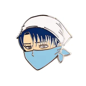 Pin de esmalte de Anime japonés para decoración de mochila, alfiler de solapa para Collar, joyería, regalos