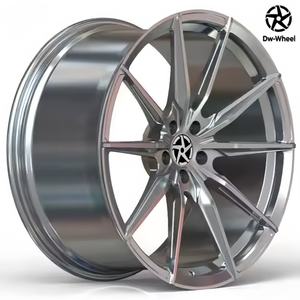 Cerchi in Lega Forgiati Monoblocco DW con Finitura Diamantata 18-24 Pollici 5x120 per Audi per <span class=keywords><strong>Mercedes</strong></span> Lusso Racing - Product Image 2