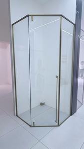 Porte coulissante de douche en verre trempé de haute qualité pour salle de bain, verre trempé de 10 mm d'épaisseur, porte en verre trempé 10x8 - Product Image 4