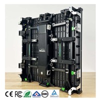 Pantalla LED Cúbica Interior P2.6 de 45 Grados, 500x500mm, Empalme sin Costuras, Pantalla Publicitaria Tipo Cubo Mágico para Tiendas Minoristas y Centros Comerciales