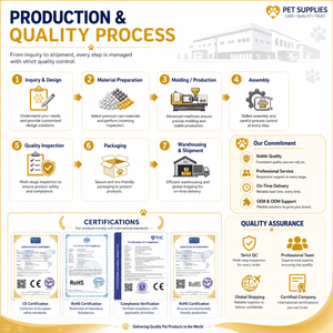 ชามสแตนเลสสำหรับ<span class=keywords><strong>สุนัข</strong></span>แบบหนาพิเศษ พร้อมฐานยางกันลื่น ชามใส่อาหารและน้ำสำหรับสัตว์เลี้ยงแบบพิมพ์ลายรักษ์โลก - Product Image 5