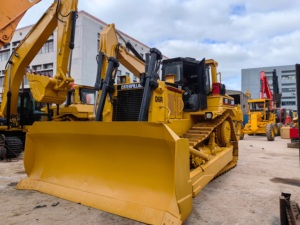 รถดันดินตีนตะขาบ CAT D6R รุ่นดั้งเดิม รถดันดินมือสองที่ทนทาน พร้อมริปเปอร์สำหรับงานก่อสร้างดิน - Product Image 3