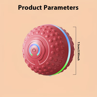 Automatischer springender Ball für Hunde, intelligenter Hundespielball, USB-aufladbar, geeignet für kleine bis mittelgroße Hunde
