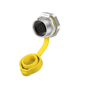 Connecteur industriel étanche EW-LP16 jaune femelle montage sur panneau rapide 2/3/4/5 Core Lock Wire Power <span class=keywords><strong>Aviation</strong></span> Plug - Product Image 4