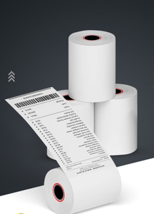 Thermal <b>Paper</b> <b>Roll</b> 57x40mm 20M Length Single Layer White Cash Register POS Machine Compatible 100 <b>Rolls</b> Per Box - Product Image 5