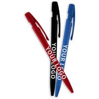 Vente chaude Simple Pas Cher BI C Promotion Logo Personnalisé Stylos À Bille Imprimés