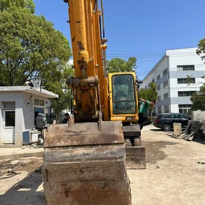 Excavatrice sur pneus Hyundai 210W-7 de 21 tonnes d'occasion avec moteur Cummins, boîte de vitesses et pompe - Bonnes affaires, stock d'occasion - Product Image 5