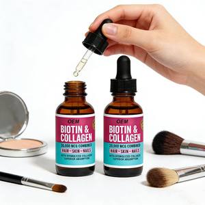 Gouttes liquides de biotine et de collagène OEM 20 000 mcg, collagène hydrolysé pour la croissance des cheveux, de la peau et des ongles, antioxydant, produits de beauté anti-rides - Product Image 3