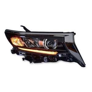 Conjunto de Faros LED para <span class=keywords><strong>Toyota</strong></span> <span class=keywords><strong>Prado</strong></span> FJ150 2020-<span class=keywords><strong>2023</strong></span>, Luces de Circulación Diurna (DRL), Kit de Actualización de Faros Delanteros de Alta Potencia - Product Image 4