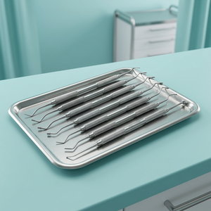 Juego de 7 Piezas de Amalgama Dental: Pluggers Lisos, Pulidores y Herramientas para Obturación de Cavidades, Mango Hueco, Acero Inoxidable, Manual, Reutilizable, Aprobado por CE - Product Image 3