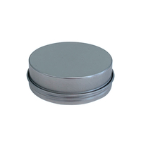 Boîte en fer blanc artisanale de luxe personnalisée, finition argent brillant, vide, pour emballage décoratif de bougies parfumées 100 ml, vente en gros rapide