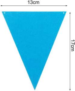 Coloré laine feutre <span class=keywords><strong>fanion</strong></span> Triangle drapeaux bannière <span class=keywords><strong>multicolore</strong></span> arc-en-ciel bruant pour Halloween fête décorations <span class=keywords><strong>guirlande</strong></span> forme - Product Image 2