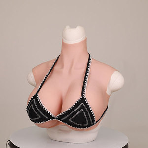 Prothèses mammaires en silicone ultra-douces et confortables pour hommes, femmes, travestis, sissies et transgenres – Poitrine artificielle <span class=keywords><strong>sexy</strong></span> à très grandes poitrines - Product Image 1