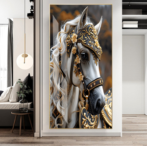 现代马装饰画办公室装饰3D效果马画当代大马壁画 - Product Image 5