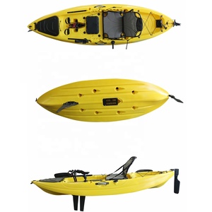 Hotwind 1 personne <span class=keywords><strong>Kayak</strong></span> gonflable <span class=keywords><strong>pas</strong></span> <span class=keywords><strong>cher</strong></span> prix célibataire palmes de pêche pédale LLDPE PE Ningbo Sports nautiques soutien 10 pieds pédale - Product Image 6