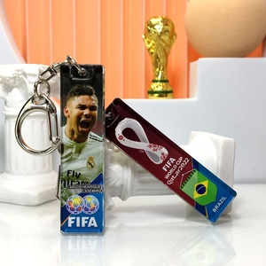 Nhà Cung Cấp Móc Khóa Tùy Chỉnh Móc Khóa Ảnh Brazil Neymar Móc Chìa Khóa Sang Trọng Bằng Nhựa Acrylic - Product Image 3