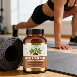 Factory OEM Support Leg Vein & Blood Circulation Herbal Extract 20% Aescin With Red Vine Leaf Supplement Horse <b>Chestnut</b> Capsules - Product Image 6