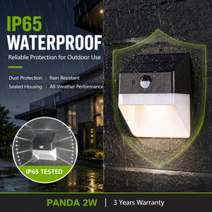 Lampe murale solaire LED à économie d'énergie, du crépuscule à l'aube, étanche IP65, pour jardin, patio et balcon - Product Image 4