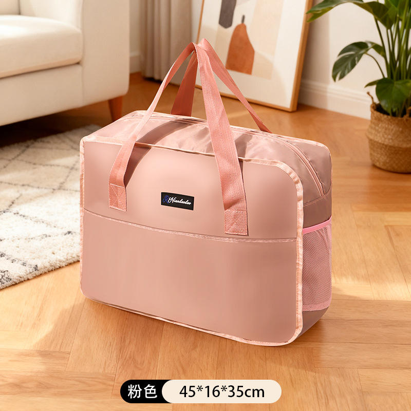 Z-413 Sac de voyage rose NIANUODUO avec sac à main - Petite taille