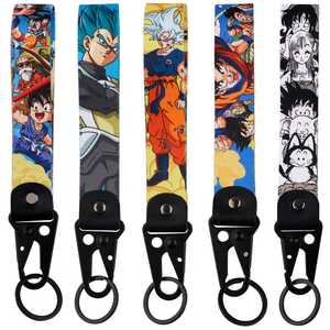 500 Mix Anime Logo personnalisé <span class=keywords><strong>DBZ</strong></span> Luffy démon aigle bec porte-clés transfert de chaleur dessin animé porte-clés porte-clés lanière porte-clés breloque - Product Image 3