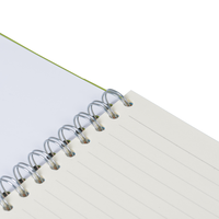 Carnet à spirale de bureau en stock, en PP coloré, avec intercalaires, spirale métallique, pour étudiants, direct usine