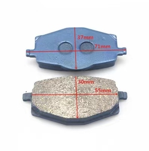 Plaquettes de frein arrière pour <span class=keywords><strong>moto</strong></span> ZBY China Super Z-803, neuves, sans amiante, 3% de poudre de cuivre, 71,6x36,4x8,5mm, garantie 2500 km pour CF <span class=keywords><strong>MOTO</strong></span> - Product Image 3