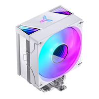 JONSBO-Enfriador de aire de CPU, dispositivo de refrigeración de cobre, con sincronización RGB, multicolor, 4 tubos de calor, ventilador PWM, compatible con múltiples plataformas, PC, V2 Pro, 1, 2