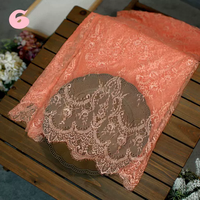 Tissu en dentelle Chantilly française pour cils, maille, DIY, nappes, rideaux, vêtements