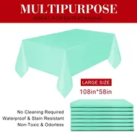 BAP Free Heavy Duty Plastik tischdecke Esstisch abdeckung Stoff Rechteck für Partys Picknick Camping und Outdoor