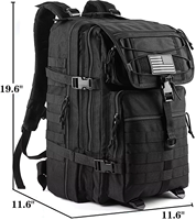 Sac tactique étanche de grande capacité Sac d'assaut Sac à dos de chasse en plein air
